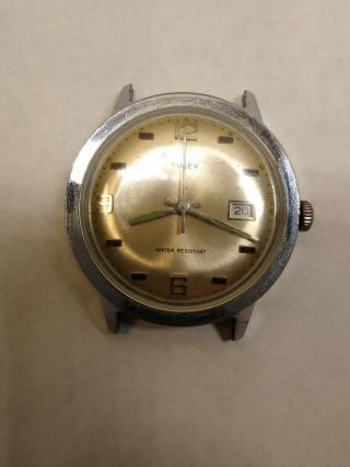 Retro - Rare Vintage Timex Mens Watch 265702571 For Parts/repair Only