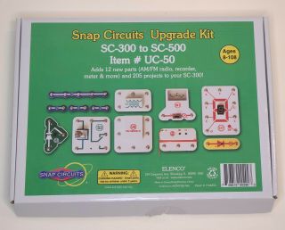 Elenco Uc - 50 Snap Circuits Upgrade Kit Sc - 300 To Sc - 500 Complete