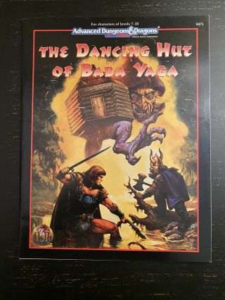 Ad&d 2nd Ed Adventure Module - The Dancing Hut Of Baba Yaga (rare And)