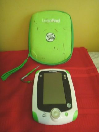 Leap Frog Leappad Green With Case,  4 Game Cartridges