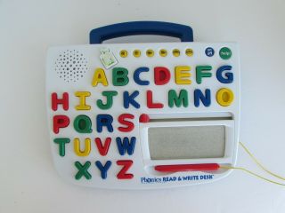Leap Frog Phonics Read & Write Desk Abc Alphabet Spelling Letter Sounds