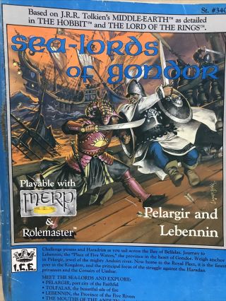 Ice Merp Sea - Lords Of Gondor Middle Earth Rpg Campaign Module 3400