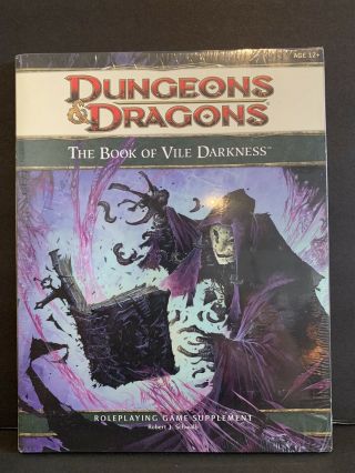 D&d: 4e - The Book Of Vile Darkness - Factory - D20 Wtc
