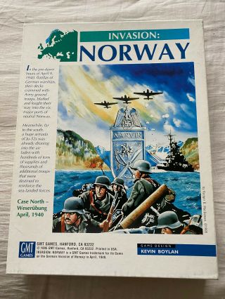 Invasion Norway - Gmt Games - Unpunched