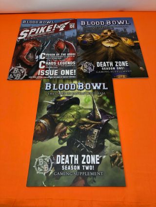 Bloodbowl Blood Bowl Death Zone Season One 1 & 2 Two Gaming Supplement,  Spike
