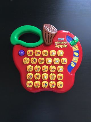 Vtech " Alphabet Apple " Stimulating Language Learning Abc Phonics