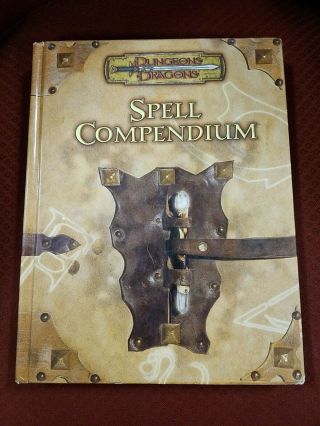 Spell Compendium (dungeons Dragons 3.  5 Sourcebook D20 2005 Wotc