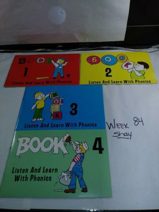 Listen And Learn With Phonics Book 1,  2,  3 And 4 Replacement S