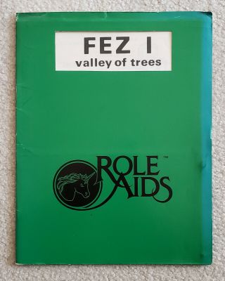 Mayfair Role Aids Fez I - Valley Of Trees (green Folder) 1982 D&d Dungeons
