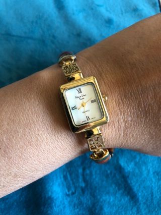 Main Line Time Ladies Watch With Sterling Silver Band