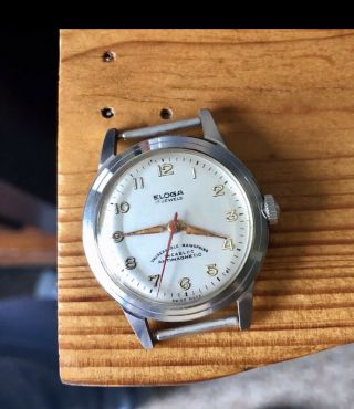 Vintage Mens Swiss Made Eloga 17j Watch Nr