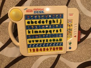 Vintage 90s Vtech Talking Little Smart Alphabet Desk And