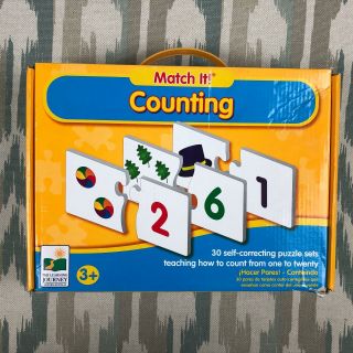 Match It Counting Kids Self Correcting Number & Learn To Count Puzzle