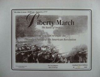 Mohawk Valley Hist Wargame Liberty March - The Battle Of Oriskany (limited Vg