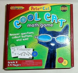 Edupress Pete The Cat Cool Cat Math Game Grade K