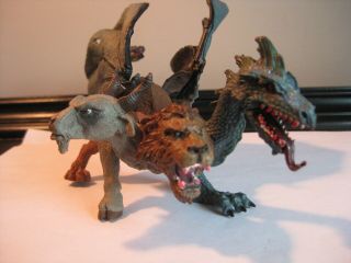 2008 Chimera Mythical Realms 7.  5 " Action Figure Safari Ltd Toy Dragon Lion Goat