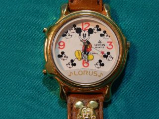Lorus Musical Mickey Mouse Watch V422 - 0010 - Mickey Song & Small World 2