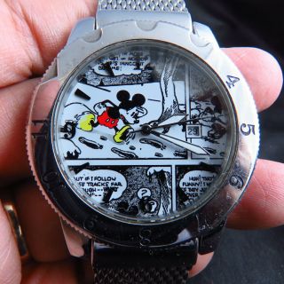 Disney Mickey Mouse Story Board Quartz Men Watch