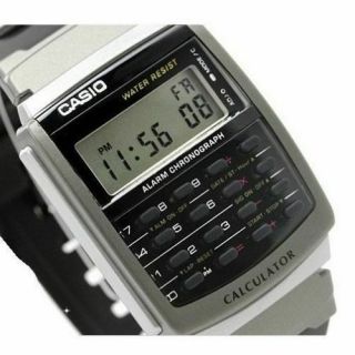 Pre - Owned Casio Ca - 56 - 1 Mens Watch Digital 8 - Digit Calculator Ca - 56