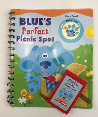 Story Reader Disney Blues Clues Perfect Picnic Spot And Cartridge D1