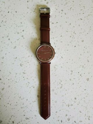 Grain Watch,  A Springbars (rosewood Minimalist,  Lightly Worn)