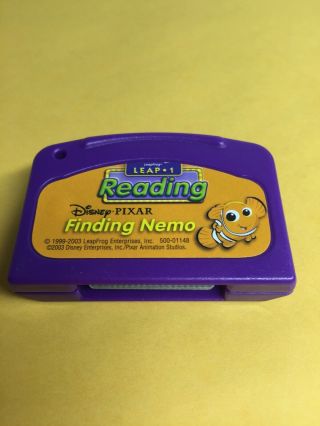 Leap Frog Brand Leap 1 Leappad Reading Disney Pixar Finding Nemo Cartridge