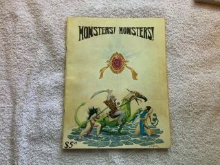 1976 Metagaming Concepts Rpg Monsters Monsters (1st Edition) Steve Jackson