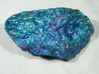 A Vivid Teal/Blue Peacock Copper or Chalcopyrite or Peacock Ore 150gr 2