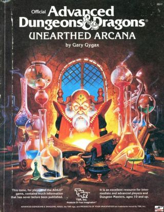Ad&d Unearthed Arcana 1st Print 1st Edition Vgc/vf D&d