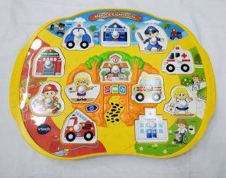 Vtech Match And Explore City Interactive Puzzle - -