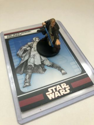 Star Wars Mini Knights Of The Old Republic Obi - Wan Kenobi,  Padawan 28/60 W/card