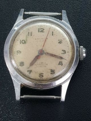 Cronow Vintage Watch Military Style 17 Jewel Spares