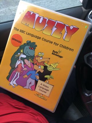 Bbc Muzzy Spanish Video Language Course 6 Vhs 1 Cd 2 Cassettes Vocabulary Books