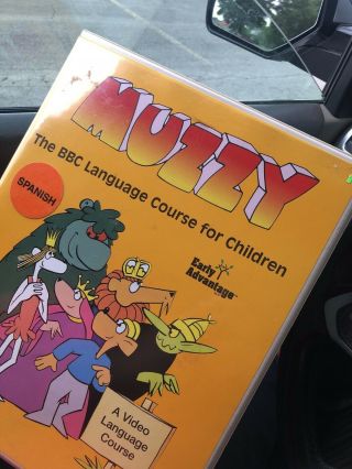 BBC Muzzy Spanish Video Language Course 6 VHS 1 CD 2 Cassettes Vocabulary Books 2