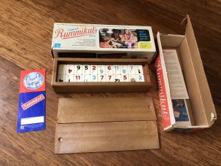 Vintage 1978 Pressman Rummikub Game Made In Israel Box
