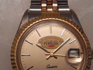 1989 Pennzoil 100 Year Anniversary Watch Gas Oil Collectible
