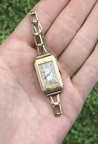 Vintage Elgin 10k Gold Filled Ladies Watch