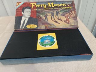 Vintage Perry Mason Case Of The Missing Suspect Board Game 1959 Cbs Television