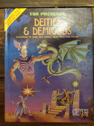 Ad&d Advanced Dungeons & Dragons Deities & Demigods 128 Page 1980 Hc