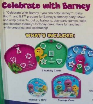 Fisher - Price InteracTV DVD Learning System Barney Game Birthday 3