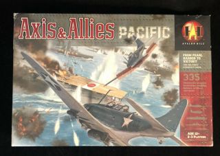 Avalon Hill Axis & Allies Pacific Pearl Harbor To Victory Board Game Complete