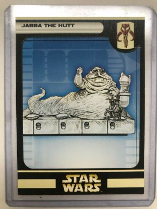 Star Wars Miniatures Rebel Storm Jabba the Hutt 50/60 with Card 2
