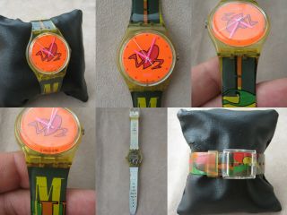 Swatch Gent " Pounding Heart " Ref.  Gk237 - Rare Vintage Watch - Orologio Del 1996