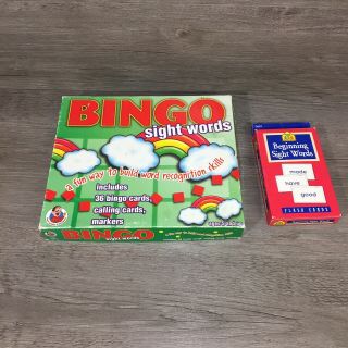 Sight - Word Bingo & Flash Cards Children’s Educational Game -