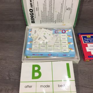 Sight - Word Bingo & Flash Cards Children’s Educational Game - 2