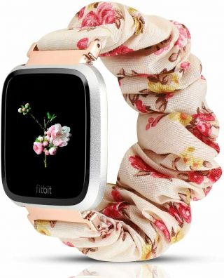 Scrunchie Soft Loop Band Strap For Fitbit Versa/fitbit Versa 2/fitbit Versa Lite