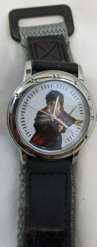 Harry Potter Watch Silver Tone Stainless Steel Gray Strap Needs Battery