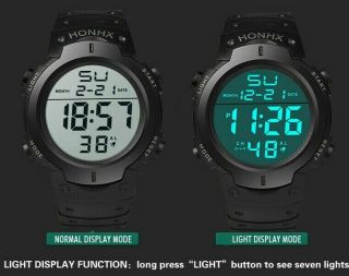 Sports Watch Stop Watch Digital Led Casual/sport Waterproof Multifunction Watch