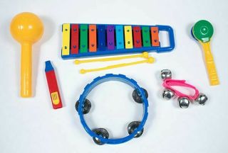 Baby Toddler 6 Pc Musical Instrument Set Educational Developmental Toys