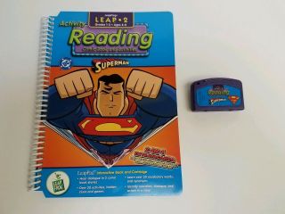 Leappad 2 Frog Learning Reading Grade 1 - 3 Ages 6 - 8 Superman Book & Cartridge